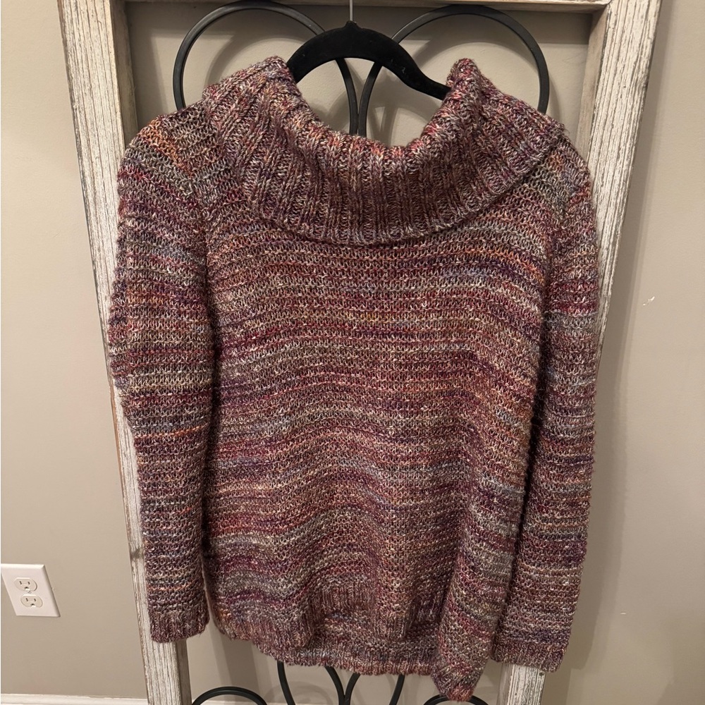 Westport Multicolor Knit Women's Cowl Neck Sweater Size Extra‎ Large XL